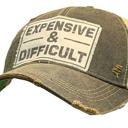  EXPENSIVE & DIFFICULT TRUCKER HAT - FREE SHIPPING