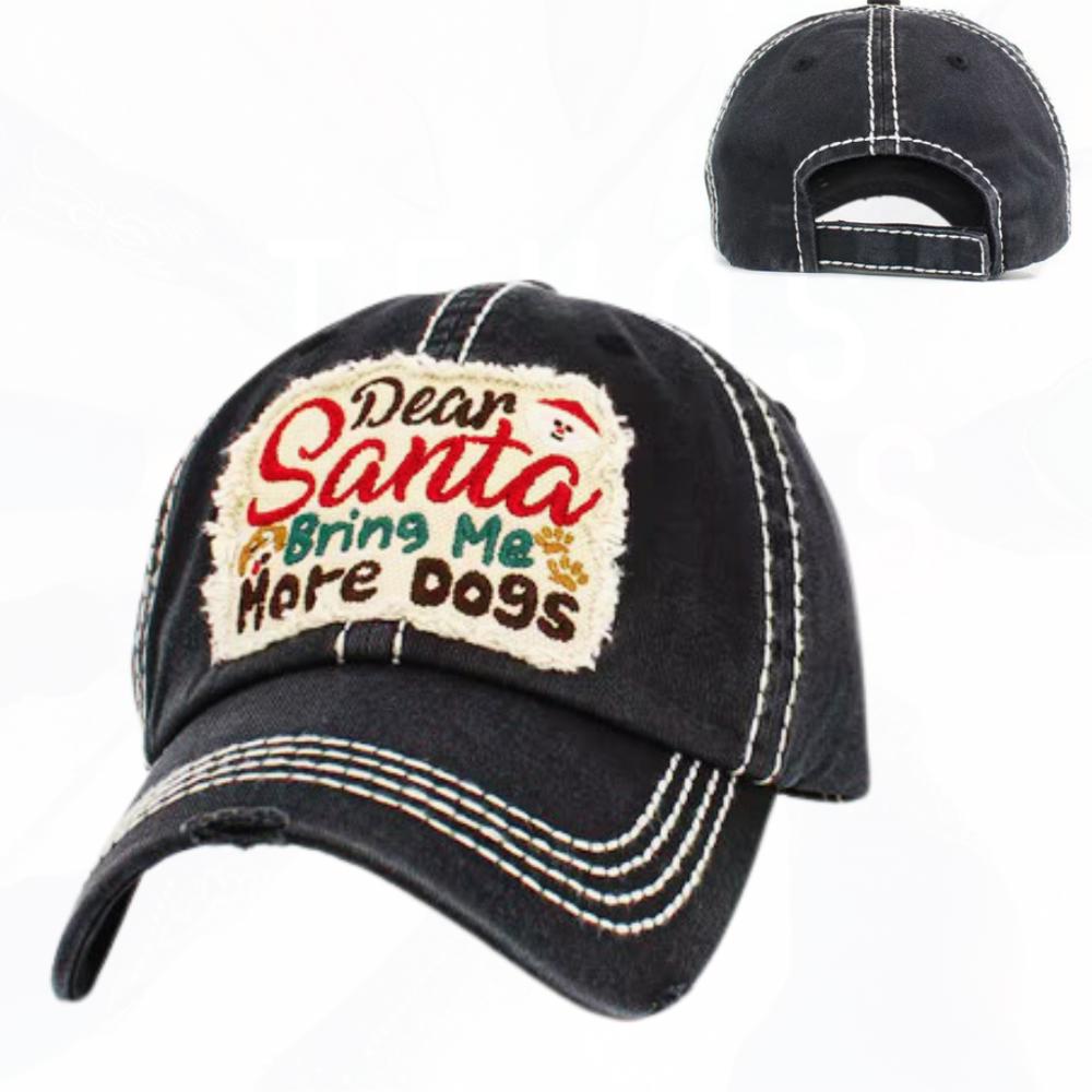 Dear SANTA Bring Me More DOGS Hats - FREE SHIPPING