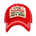 RED Dear SANTA Bring Me More DOGS Hats - FREE SHIPPING