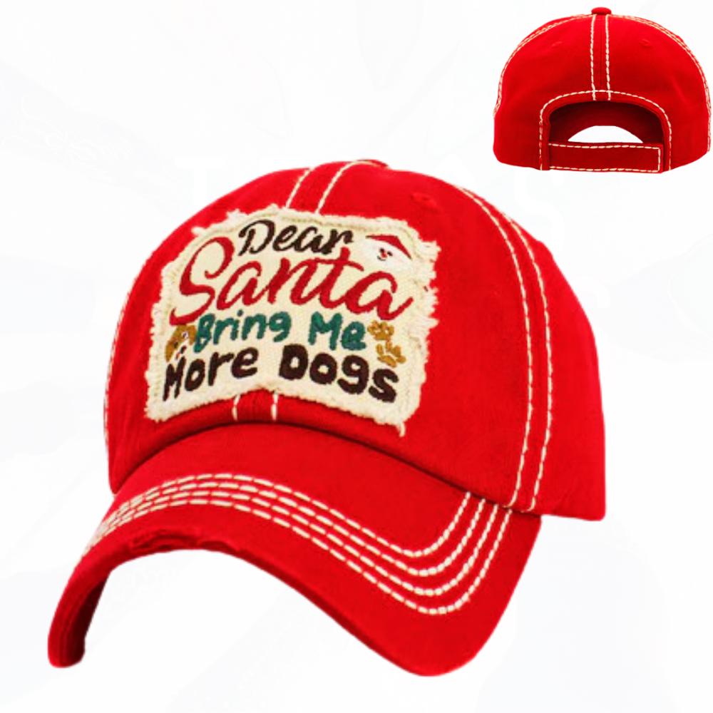 Dear SANTA Bring Me More DOGS Hats - FREE SHIPPING