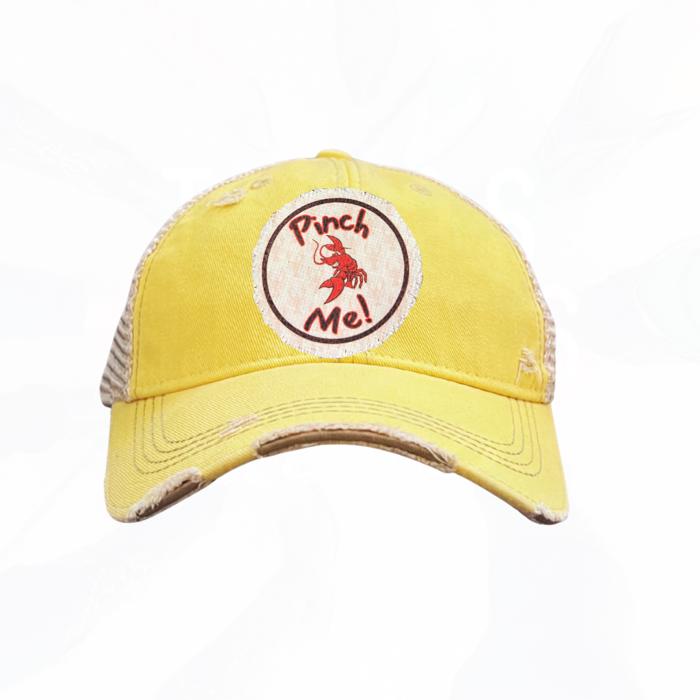 PINCH ME Crawfish & Mardis Gras Season Trucker Hats - Many Colors