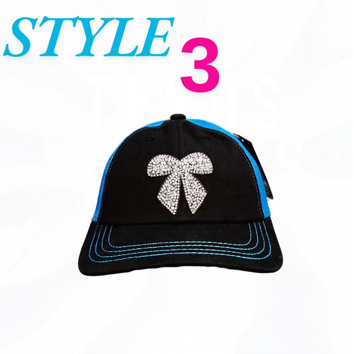 TEXAS SISTAS BLING BOW HATS