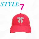 STYLE 7 TEXAS SISTAS BLING BOW HATS