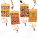 Style 1 Santa Fe Fall Cork Retractible ID Holders - 4 Styles