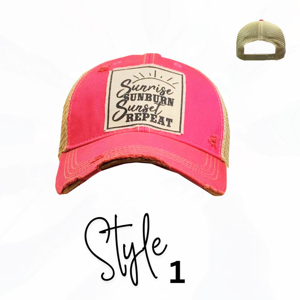 Sassy Trucker Hats - Sunshine Collection