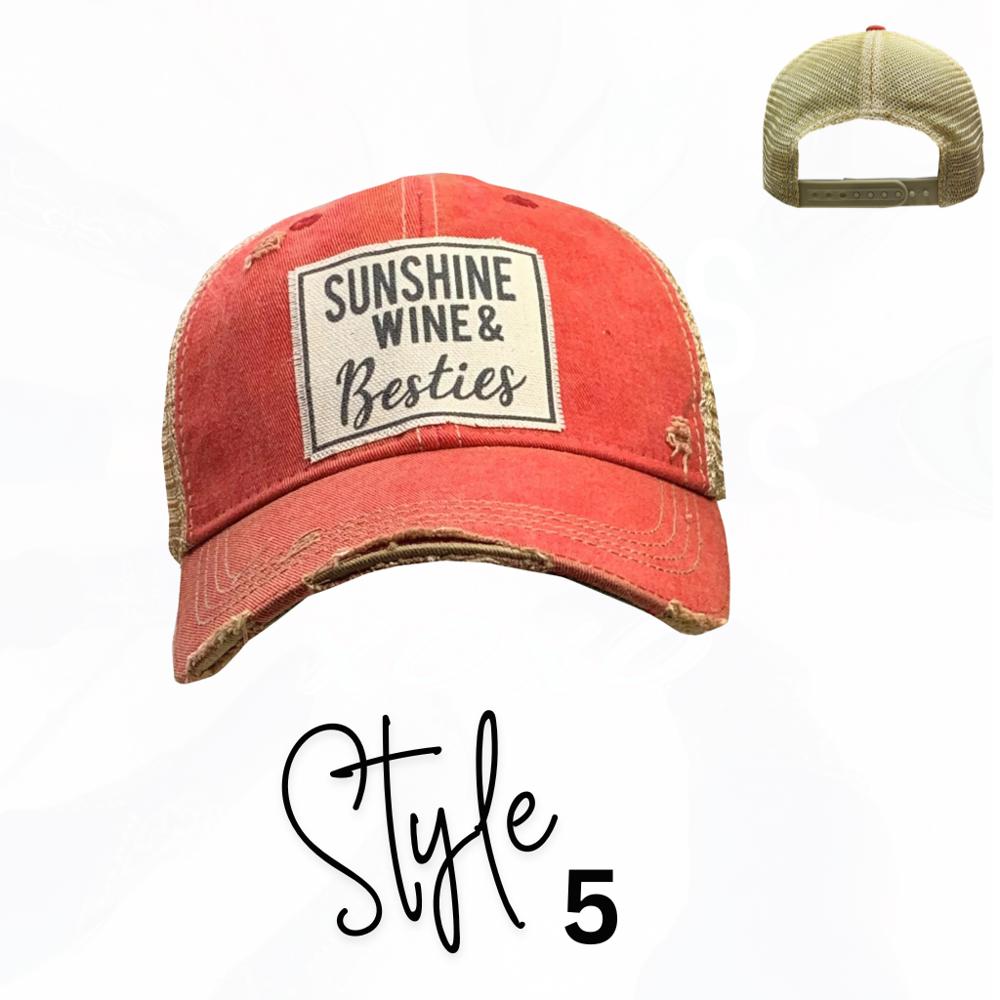 Sassy Trucker Hats - Sunshine Collection