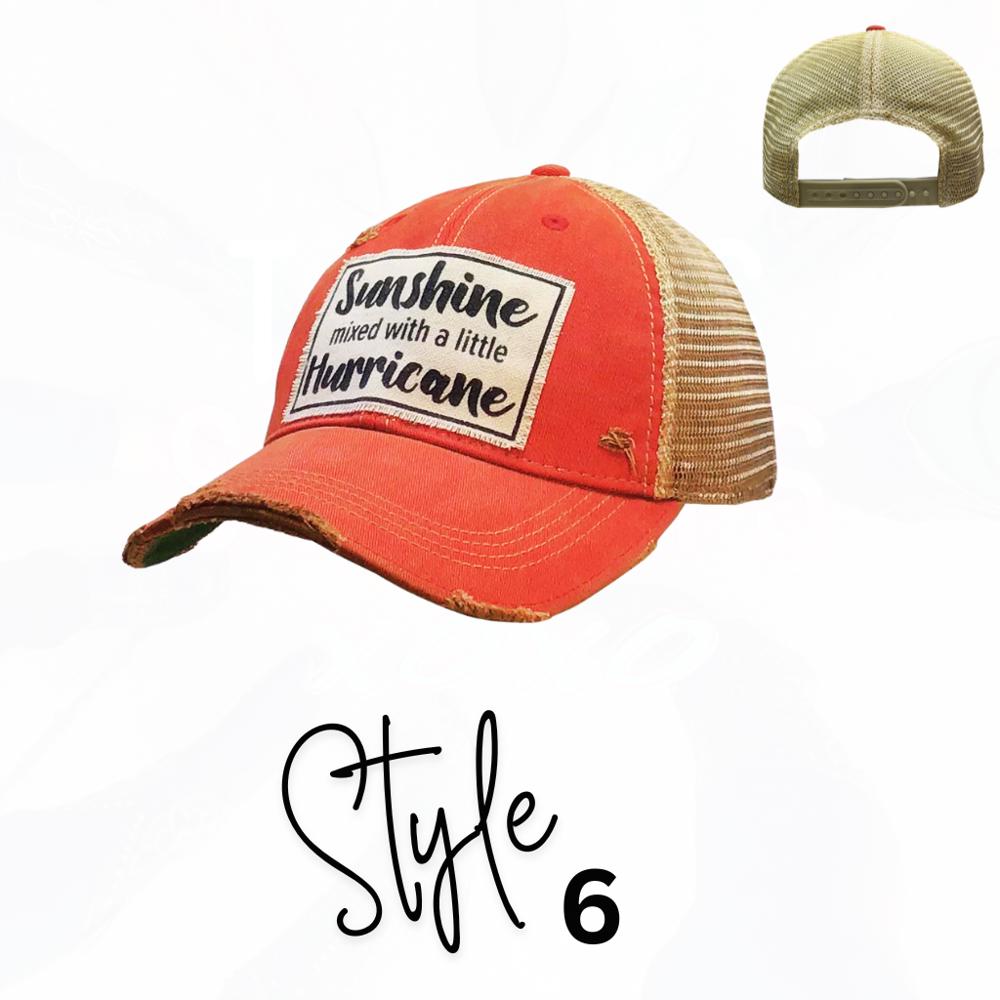 Sassy Trucker Hats - Sunshine Collection