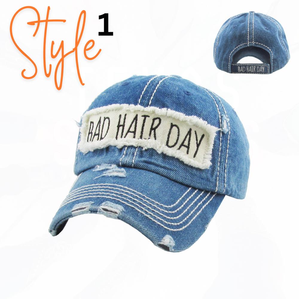 Bad Hair Day Patch Hats