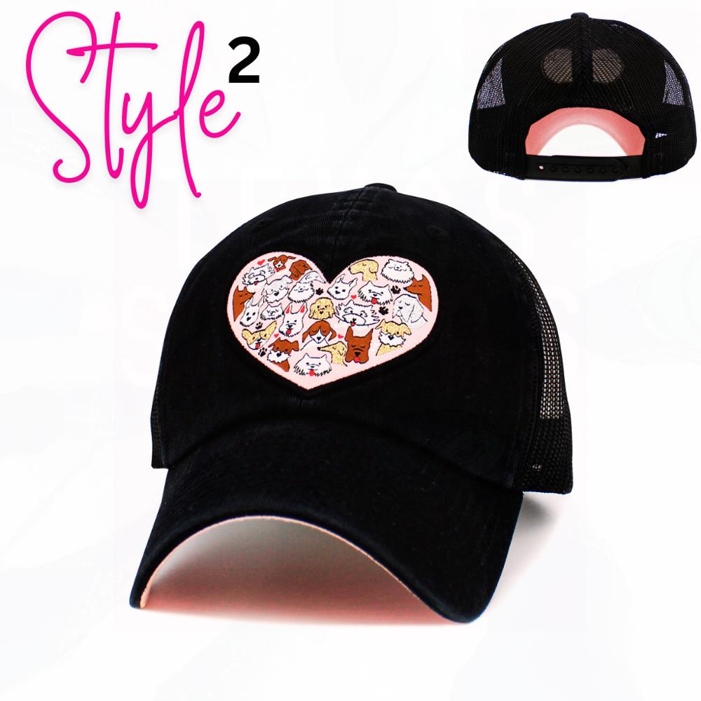 Dog Love Heart Hats - FREE SHIPPING