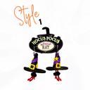 STYLE 1 STARS Hocus Pocus Witch Hat Halloween Earrings - 3 Styles