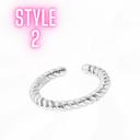  Sterling Silver Toe Rings - Many Styles