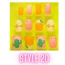 STYLE 20 So Cute KIDS Press On Nails - Stocking Stuffers - FREE SHIPPING