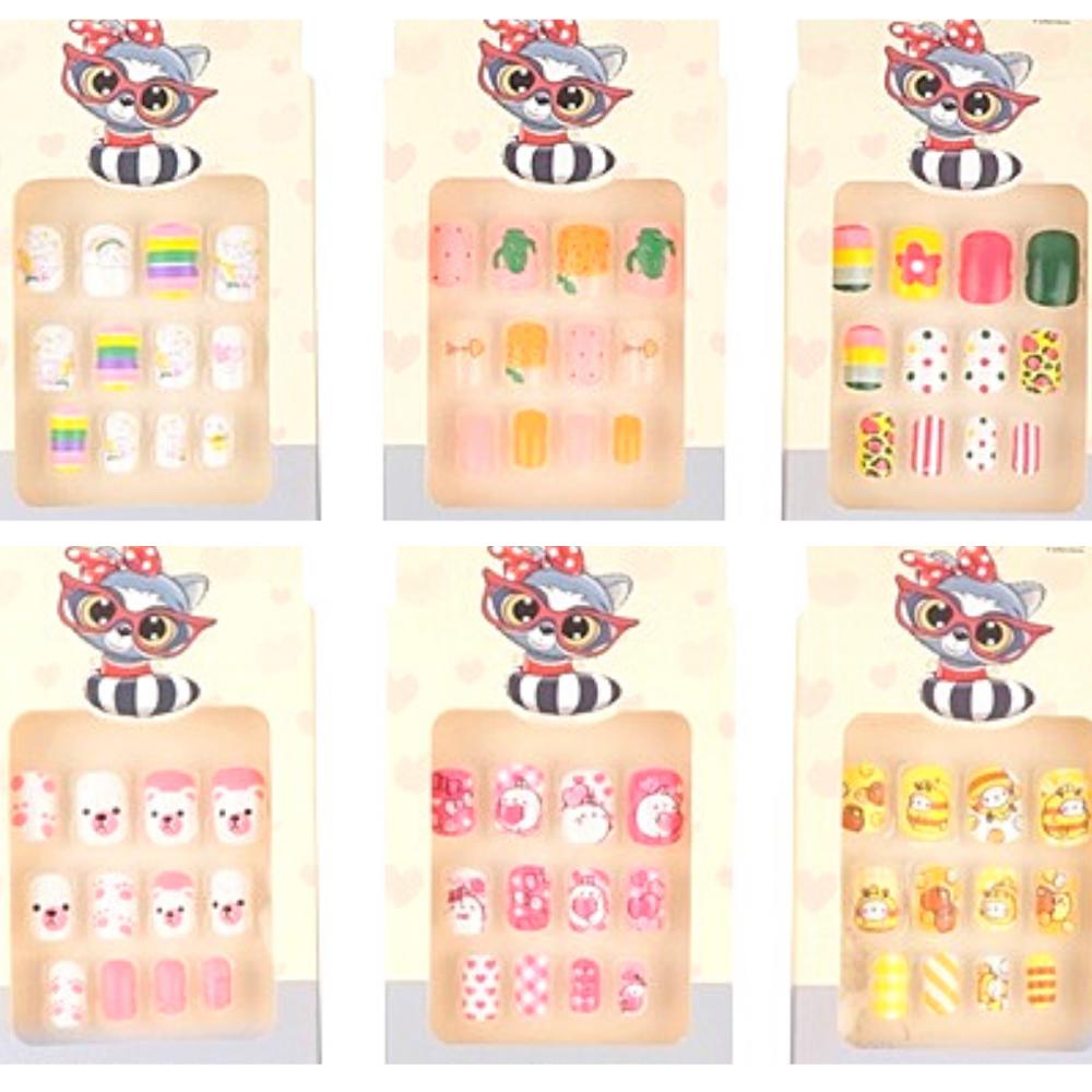 So Cute KIDS Press On Nails - Stocking Stuffers - FREE SHIPPING