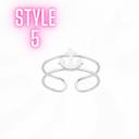  Sterling Silver Toe Rings - Many Styles