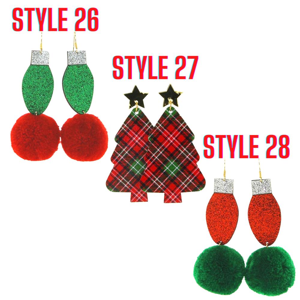 Christmas Earrings - Jazzy Collection