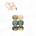 Style 1 Halloween Earrings Pumpkin Collection