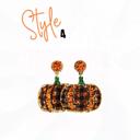 Style 4 Halloween Earrings Pumpkin Collection