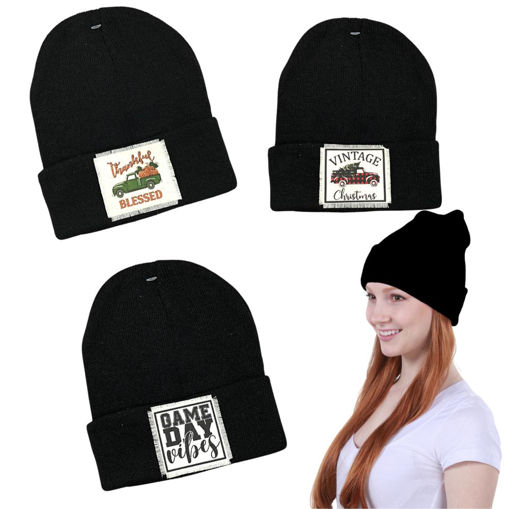 Holiday Patch Beanies - Collection 1