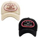  Tacos and Cervezas Hats - Black or Tan