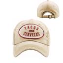 Tan Tacos and Cervezas Hats - Black or Tan