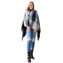  Super Cute Tie-Dye Fringe Poncho