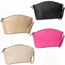     Leatherette Embossed The Makeup Bag Pouch - 4 COLORS