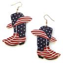  USA BOOTS & HAT Stars & Stripes Earrings