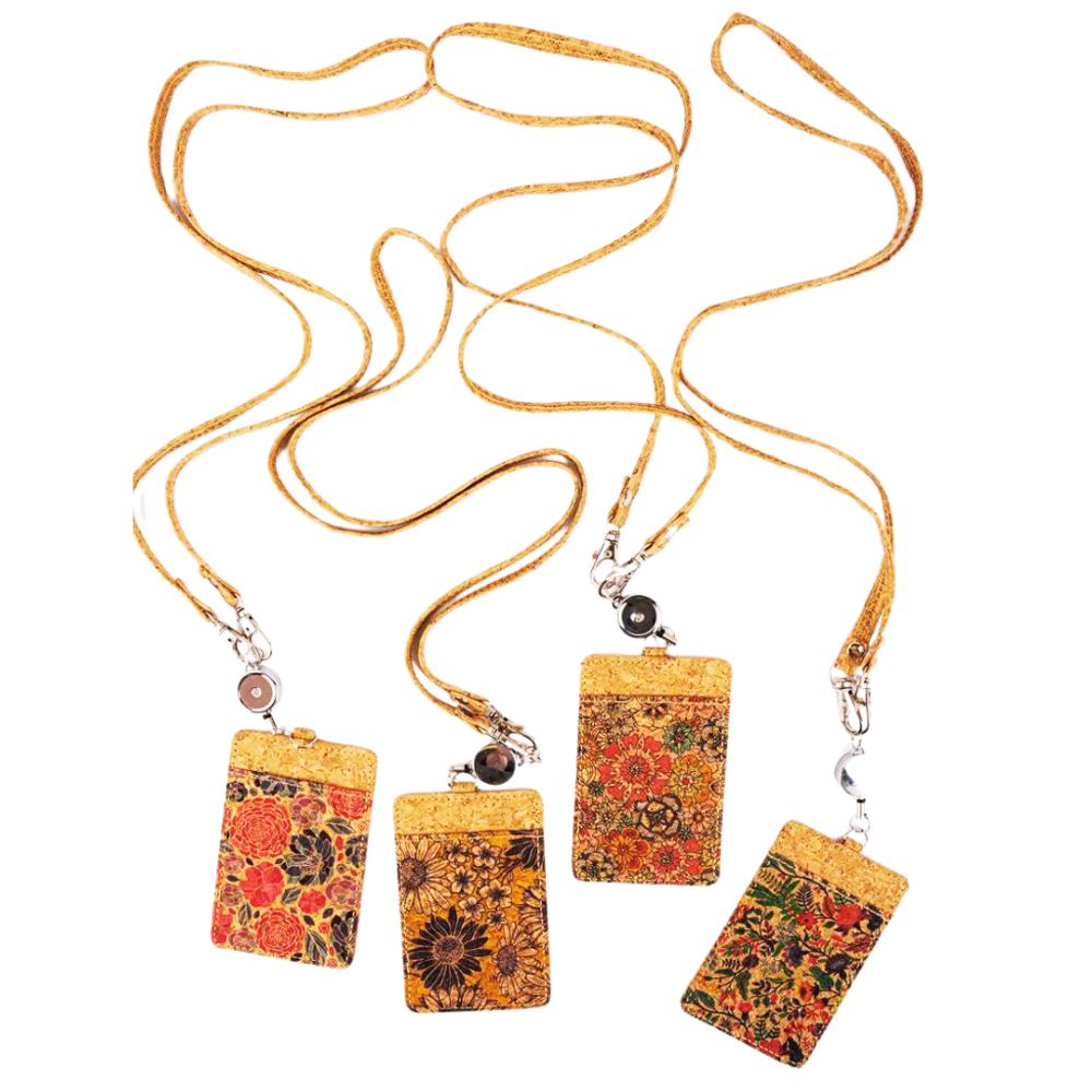 SO CUTE Cork Retractible ID HOLDERS - STOCKING STUFFERS