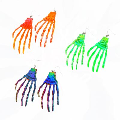 SO FUN HALLOWEEN SKELETON HANDS EARRINGS - 3 COLORS