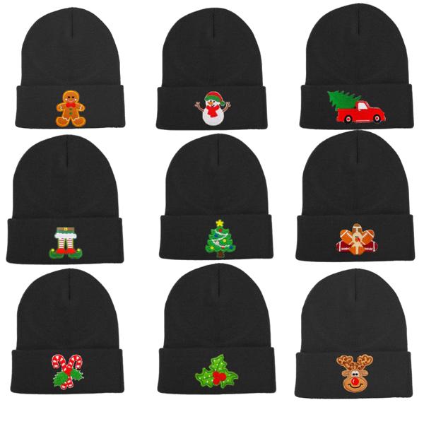 Holiday Patch Beanies