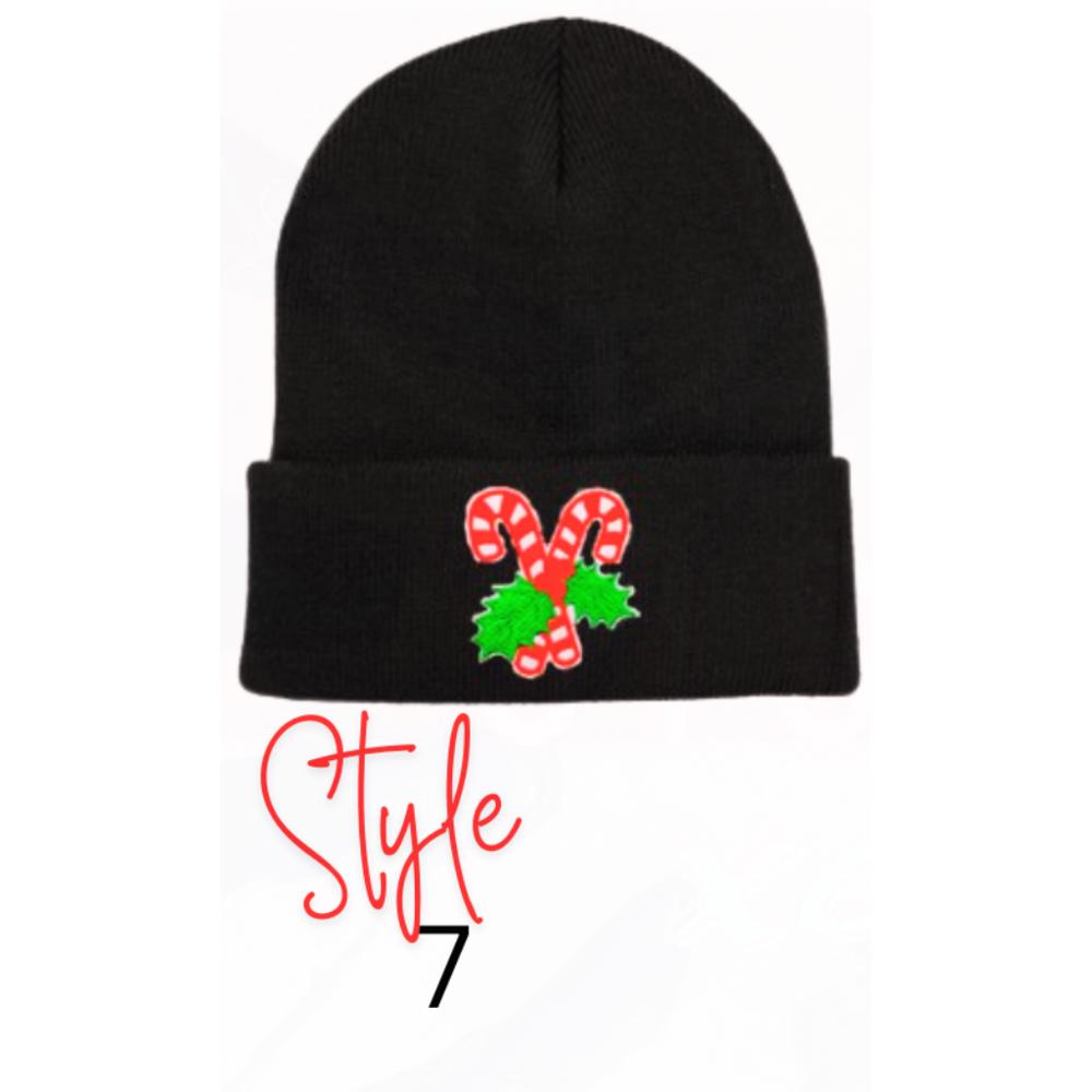 Holiday Patch Beanies