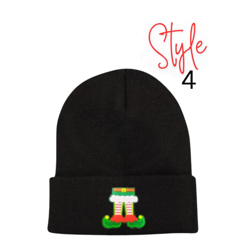 Holiday Patch Beanies