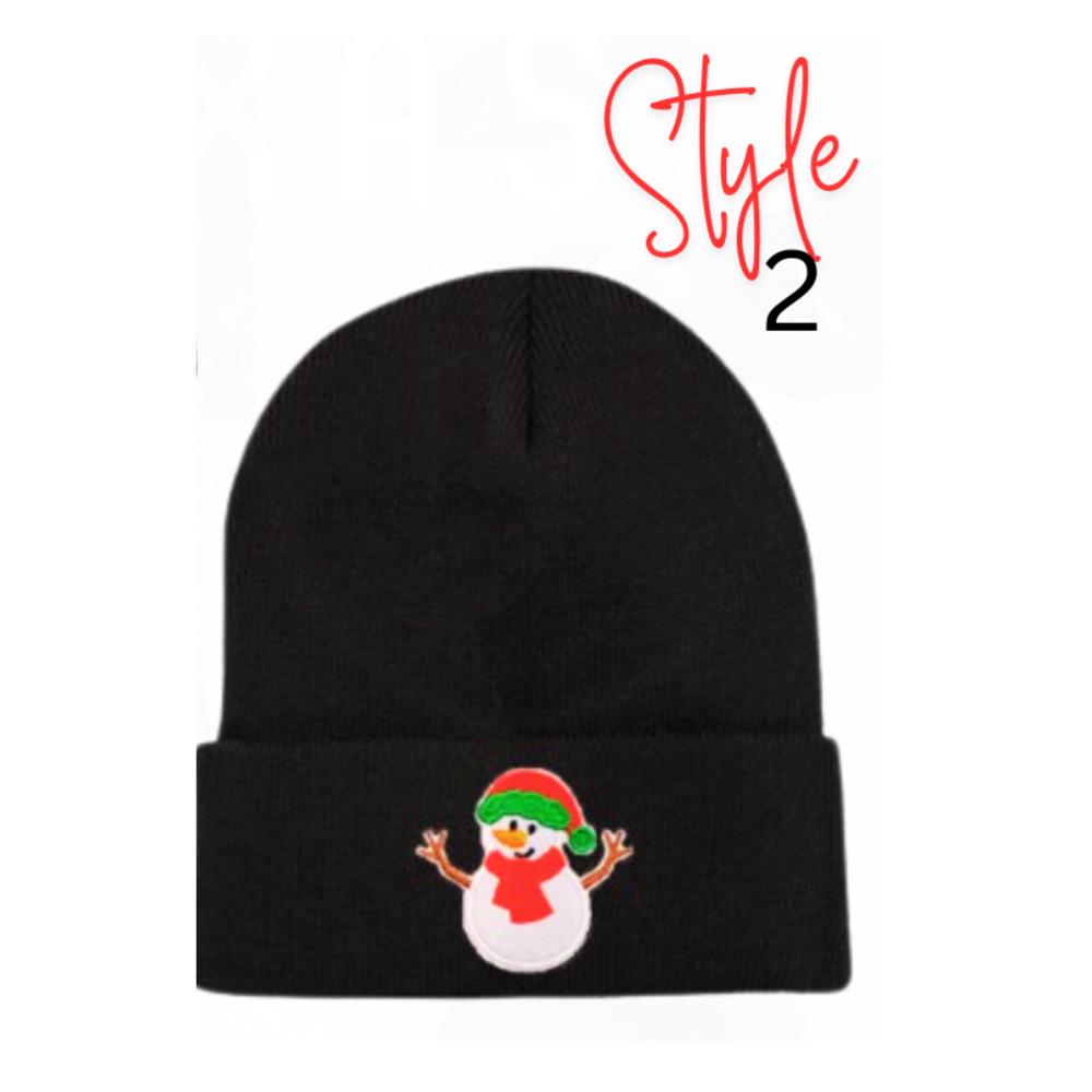 Holiday Patch Beanies