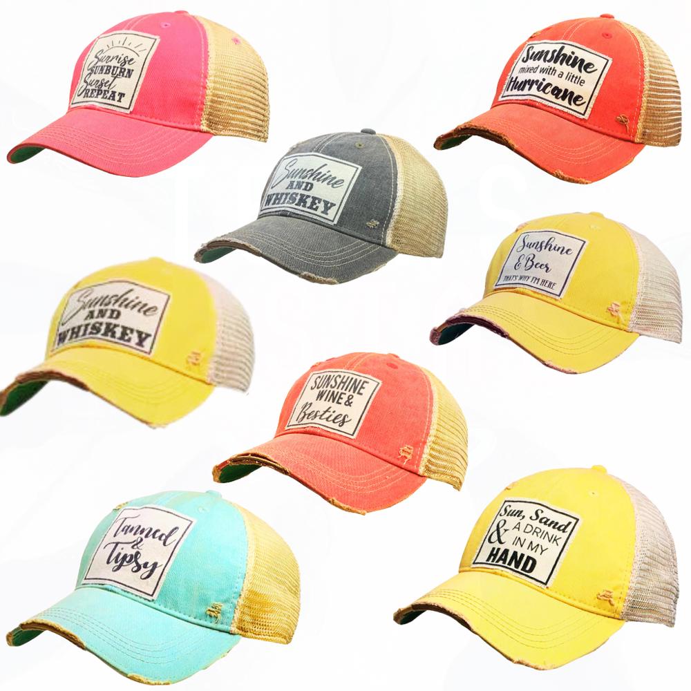 Sassy Trucker Hats - Sunshine Collection