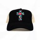  Flower Cross Foam Trucker Hat - FREE SHIPPING