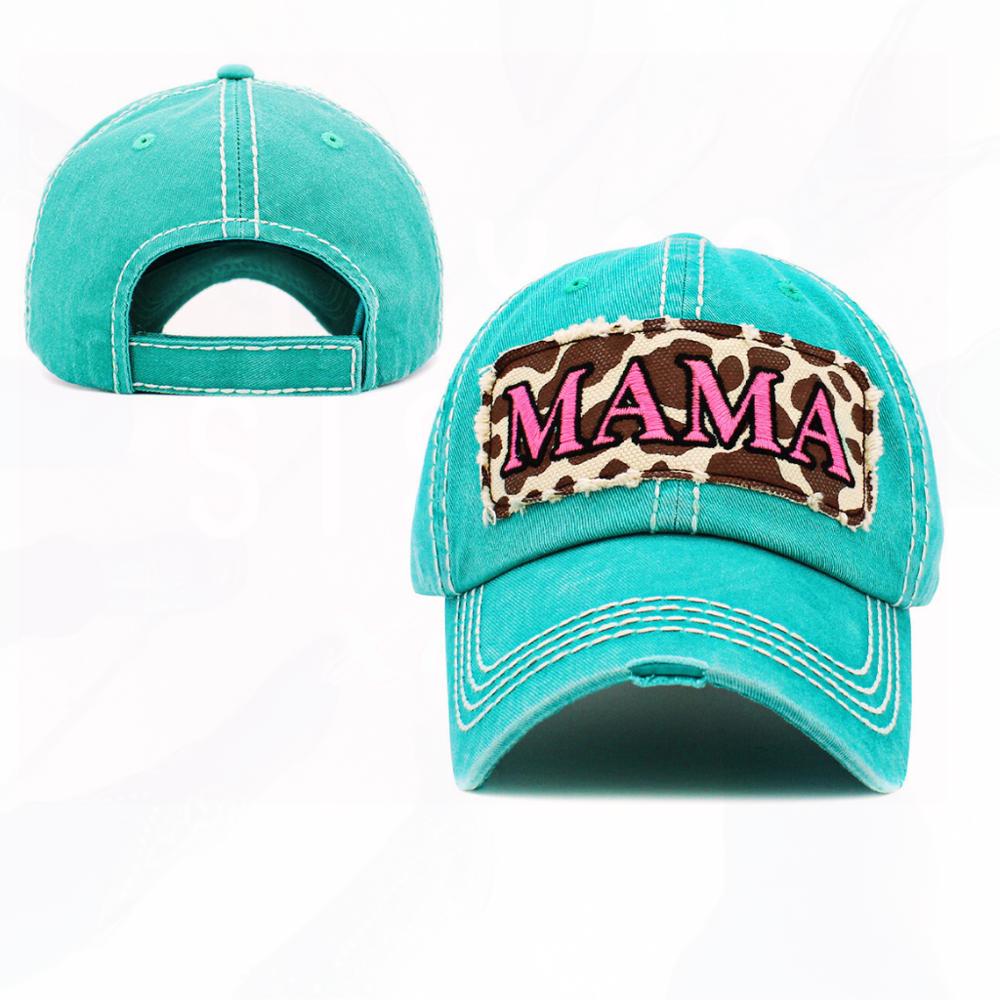 MAMA Leopard Patch Hat - FREE SHIPPING