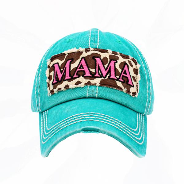 MAMA Leopard Patch Hat - FREE SHIPPING