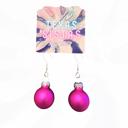 PINK SUPER CUTE MATTE ORNAMENT EARRINGS