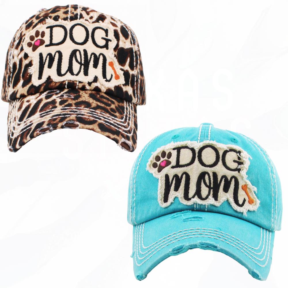 DOG MOM Patch Hats