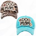  DOG MOM Patch Hats