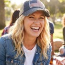  AMERICAN FLAG TRUCKER HAT