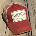  AMERICAN GIRL TRUCKER HAT