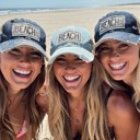  BEACH GIRL TRUCKER HAT