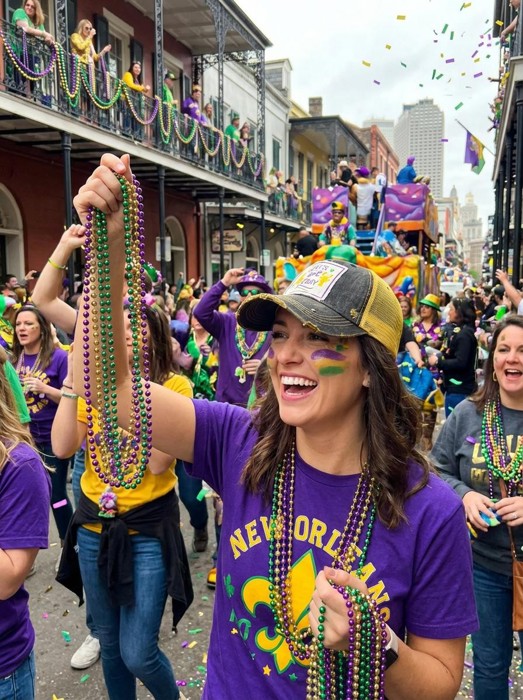 LET'S GET CRAY Crawfish & Mardis Gras Season Trucker Hats -  Many Colors