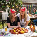 PINCH ME Crawfish & Mardis Gras Season Trucker Hats - Many Colors