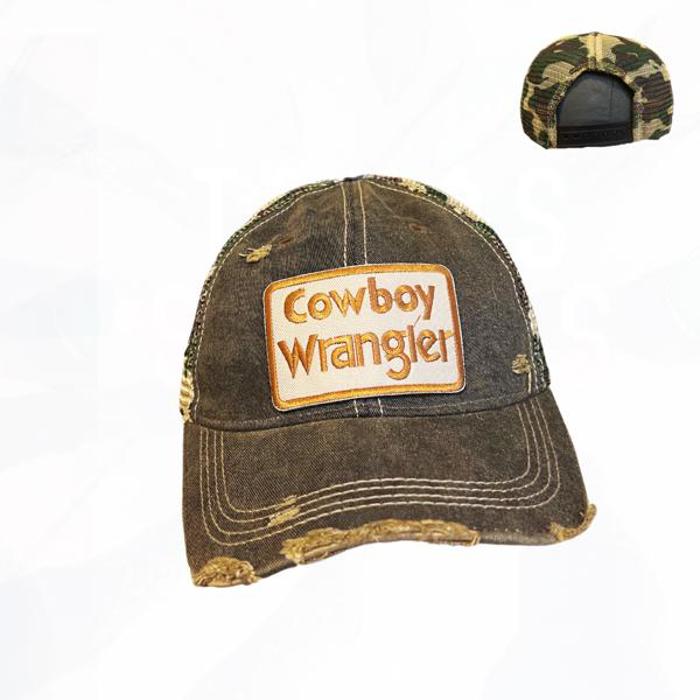 Cowboy Wranger Camo Hat