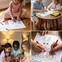  Personalized Easter Coloring Book — "Lisa's (YOUR NAME) Happy Easter" Kids Activity Book