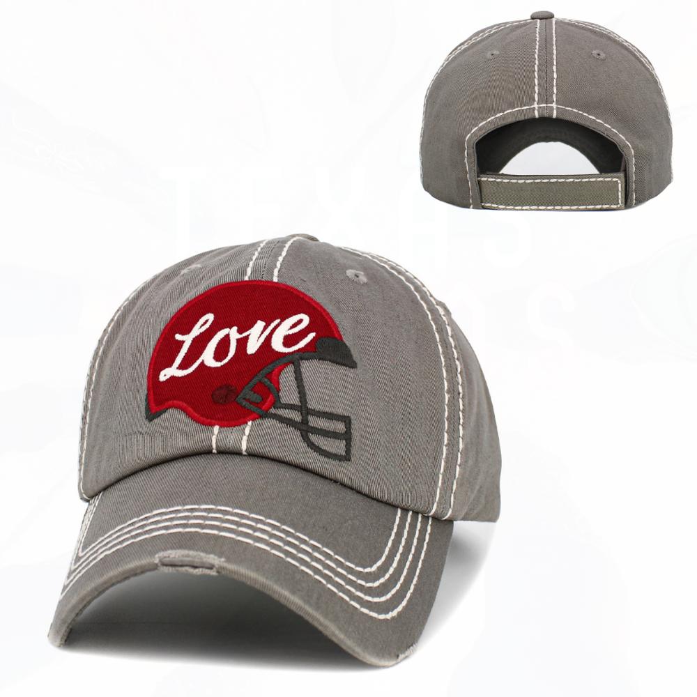 Football Love Helmet Hats