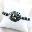  Santa Fe Beaded Stretch Bracelet