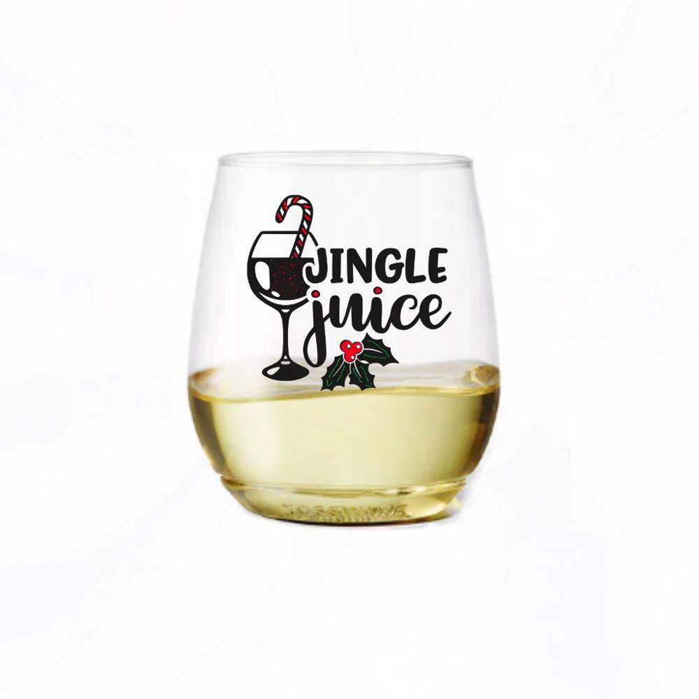 Sassy Holiday Wine Tumblers 4 Pack